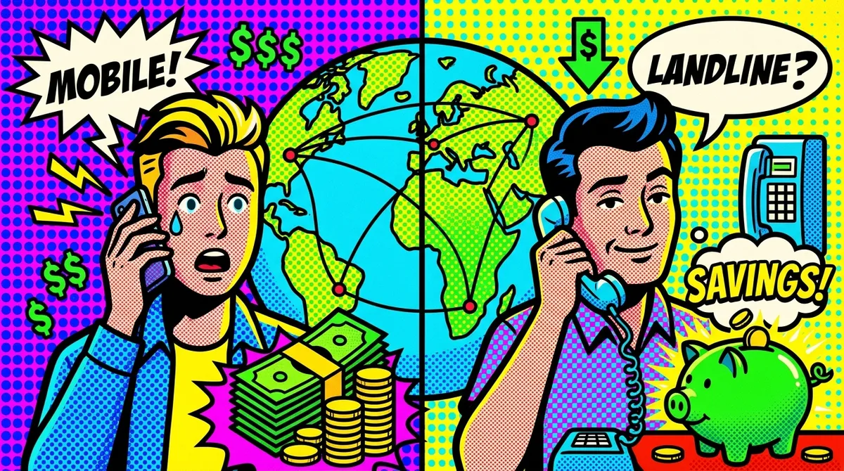 Mobile vs Landline International Costs: Which Saves You More Money