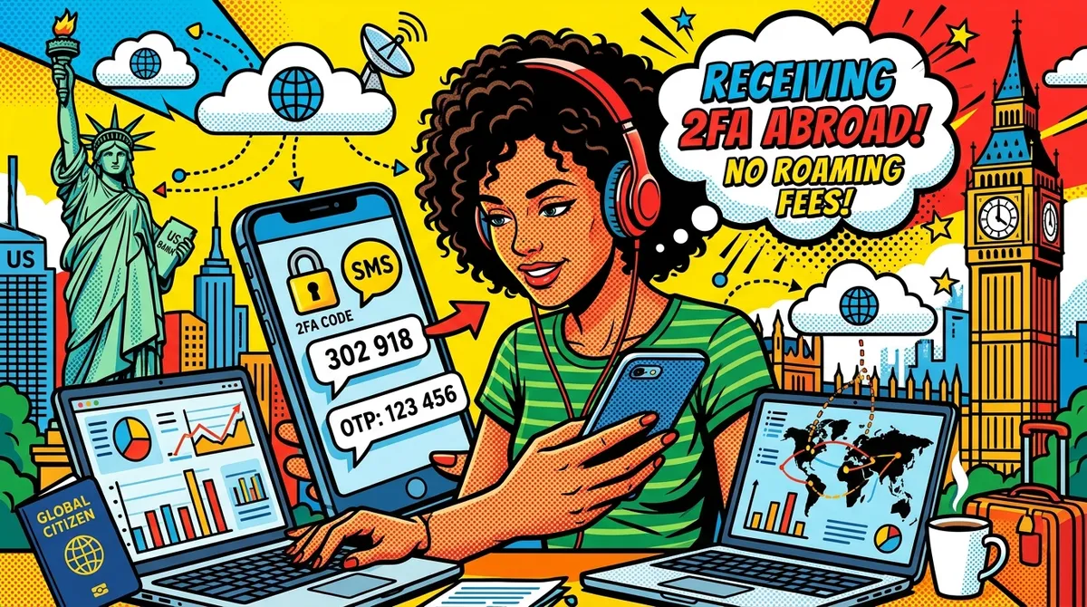How to Receive SMS OTPs Abroad Without Paying Roaming Fees